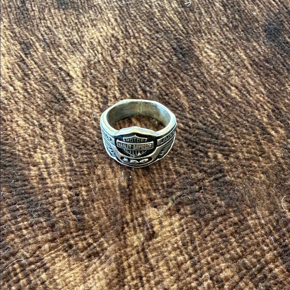 Harley-Davidson 100 AnniversarySilver Wing Emblem Ring